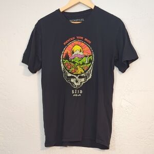 Texhstyles Women's Bend Oregon Grey Indie Grunge Graphic Comfy Cotton T-Shirt M